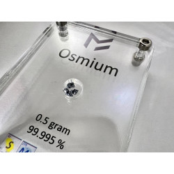0.5g Osmium-Kristalle...